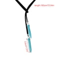 thumbnail image 5 of Bohemian Style Leather Sweater Chain Necklace for Women Turquoise Stone Pendant Long Necklace Boho Jewelry Gift, 5 of 15