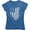 Blue, variant on Distressed American Flag Heart Women's 4th of July USA Flag T-Shirt