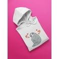 thumbnail image 3 of Lovely Sloth Sitting Hoodie Women -SPIdeals Designs, Female 5X-Large, 3 of 4