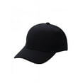 thumbnail image 2 of Men Women Black Baseball Cap Adjustable Curved Visor Hat, 2 of 5
