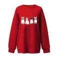 thumbnail image 2 of Ailaofu Women's Graphic Crewneck Sweatshirts Casual Loose Long Sleeve Pullover Tops, 2 of 2
