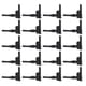 thumbnail image 2 of Silicone Computer Case Fan Screw Anti Vibration Mounting Use 20Pcs, 2 of 3