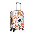 thumbnail image 3 of Naloa Autumn Pumpkins Fall Leaves Elastic Suitcase Protector, Travel Suitcase Protector Cover Fits 18-32in Suitcase - Large, 3 of 9
