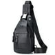 thumbnail image 1 of Bolso bandolera de cuero impermeable para hombre BULLCAPTAIN, 1 of 7