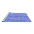 thumbnail image 2 of Ahgly Company Machine Washable Indoor Rectangle Persian Blue Traditional Area Rugs, 7' x 9', 2 of 4