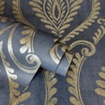 thumbnail image 3 of Fine Decor Estelle Blue Damask Wallpaper, 3 of 4