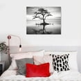 thumbnail image 5 of ARISTURING  Black and White Wall Art Tree and Lake Landscape Pictures Canvas Prints Wall Art for Living Room Bedroom Bathroom Home Office Decoration, 5 of 5