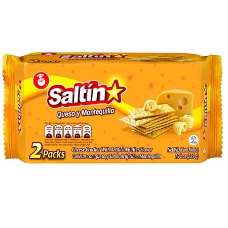 NOEL Saltin Cheese Cracker With Artificial Butter Flavor 2 Pk 7.94 Oz