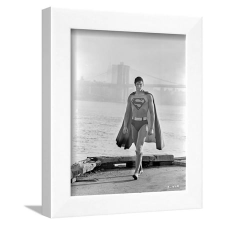 A scene from Superman. Framed Print Wall Art By Movie Star