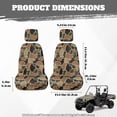 thumbnail image 7 of KUIFORTI Camouflage UTV Seat Covers Water-Resistant Easy Installation Seats Cover for UTV Compatible with Rhino 700 660 450 2004-2021 Fits with Rhino Bucket Seat Cover with Headrest Covers, 7 of 7