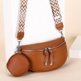 thumbnail image 1 of Bolso de pecho para mujer, Bolso cruzado de moda informal, Bolso de viaje de cuero portátil para senderismo, 1 of 6