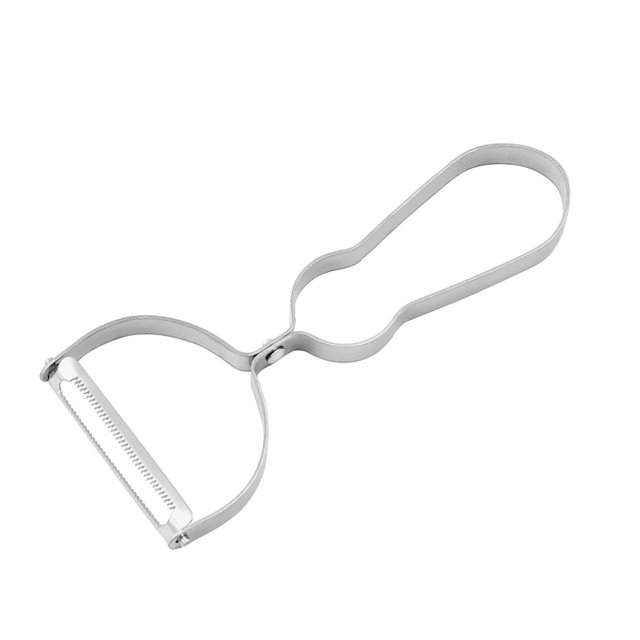 Pelador de frutas de acero inoxidable, multifuncional, para cocina, cepillo para frutas, cuchillo raspador, cuchillo pelador
