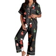 thumbnail image 3 of TGPMGRZ Women's Christmas Pajamas Set Long Sleeve Comfort Fit Matching Set, 3 of 7