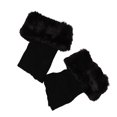thumbnail image 3 of letairis Jambières Tricotées au Crochet pour Chaussettes Courtes Rétro Protection Poignets Bas pour Femmes Noir, 3 of 8