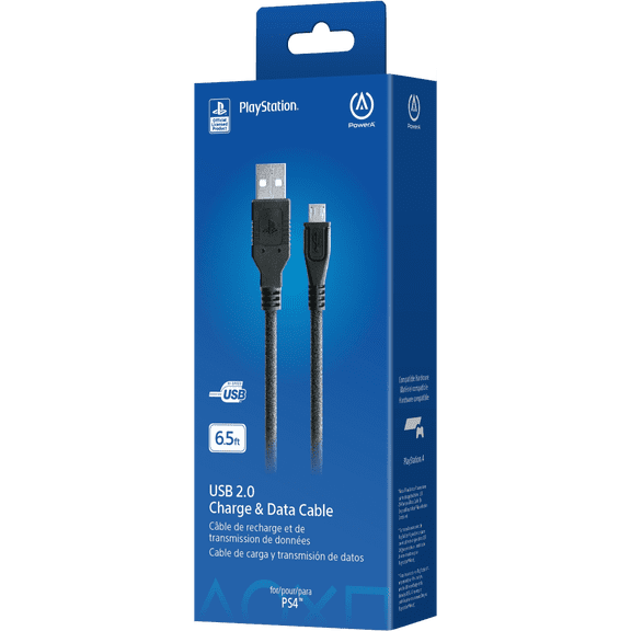 PowerA USB Charge Cable for PlayStation 4