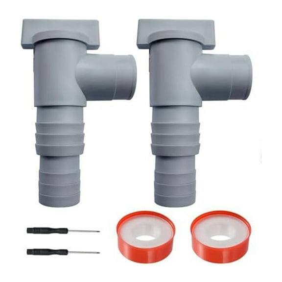 Stop Valve for Pool with Hose Connectio 32/38 mm Double Split Hose Plunger Valve