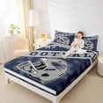thumbnail image 4 of jejeloiu Rugby Game Gaming Twin Sheet Sets,Kids Football Sport Bedding For Teens 3 Pieces, 4 of 7