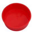 thumbnail image 3 of Molde redondo rojo de silicona para tartas de 6.0 in de diámetro, 2 moldes para tartas de capa roja de 6.0 in, molde de silicona antiadherente para freidora de aire, molde de silicona para pasteles, m, 3 of 5