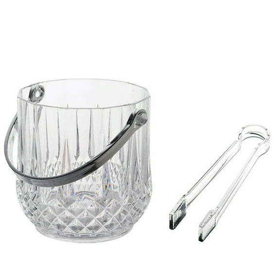 Ice Bucketcubetong Bar Cooler Chiller Glassbuckets Crystal Champagne Cocktailcontainer Drink Drinks Holder Tongs