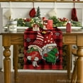 thumbnail image 5 of mubwai Red and Black Buffalo Plaid Gnome Believe Snowflakes Christmas Table Runner, Seasonal Winter Holiday Kitchen Dining Table Decoration for Home Party Decor 13x72 Inch, 5 of 5