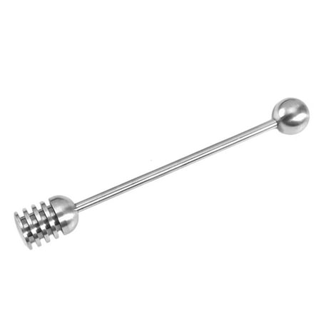 

Honey Syrup Dipper Stick Server Honey Spoon Stainless Steel Stirring Stick Wand with Dual Heads