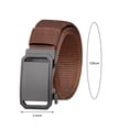 thumbnail image 3 of CSChome Cargo Belt Men Outdoor Cargo Waist Belt Automatic Buckle One Button Adjustable Length Nylon Long, 3 of 7