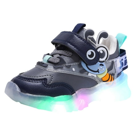 

Light Up Shoes Girls Toddler Led Walking Shoes Kids Children Baby Casual Shoes LED Shoes