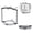 Black, variant on Tea Cup Holder for Countertop, Metal Cup and Saucer Display Stand, Foldable Tea Station Organizer, Espresso Coffee Cups Rack for Home or Bar Decor