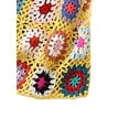 thumbnail image 4 of Txlixc Blusa de verano sin mangas para mujeres chaleco de punto hueco bordado a mano de ganchillo de colores Txlixc  moda, 4 of 5