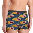 thumbnail image 5 of Balery Burning Rugby Balls Men's Boxer Briefs, Soft and Breathable Cotton Underwear with nylon Waistband-X-Large, 5 of 9