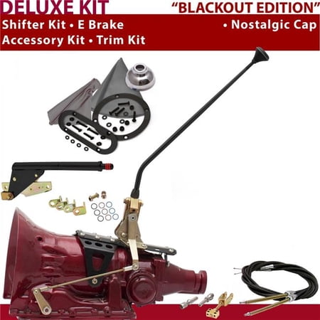 American Shifter 700R4 Shifter Kit 16 in. E Brake Cable Trim Kit for CF850