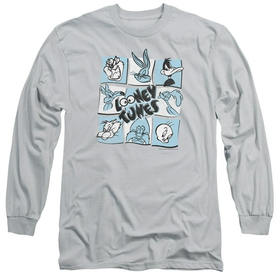Looney Tunes The Looney Bunch Officially Licensed Adult Long Sleeves T Shirt