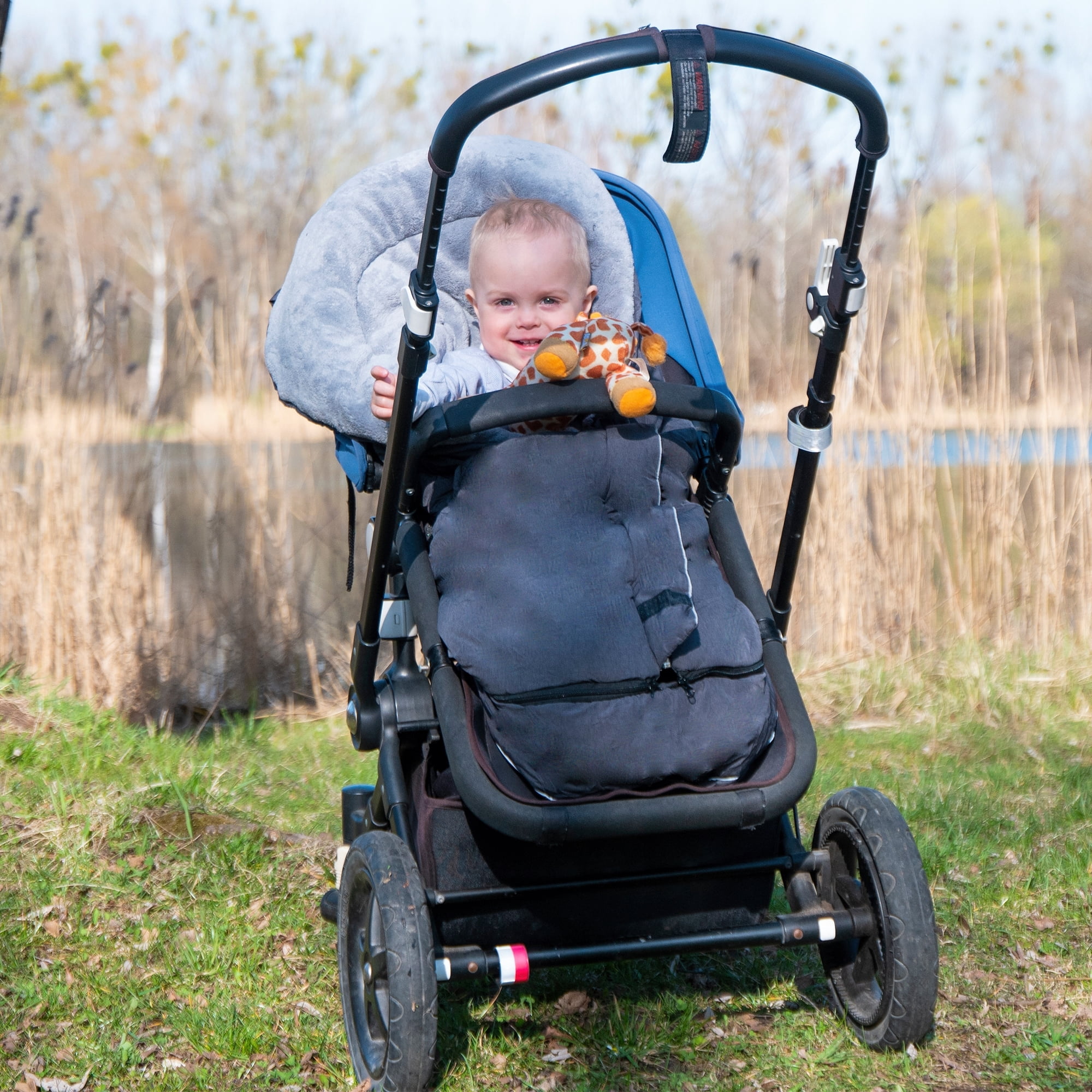 Joybi Warm Luxurious Stroller Footmuff, Insulated Sleeping Stroller