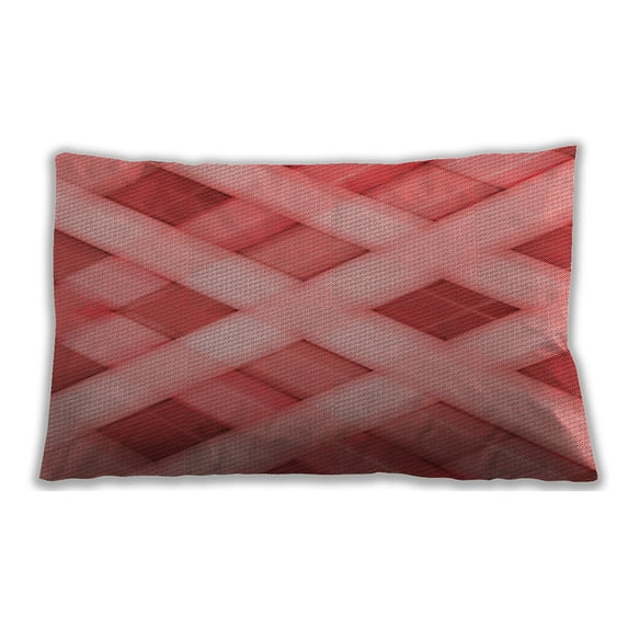 Ahgly Company Outdoor Rectangular Contemporary Lumbar Throw Pillow, 13 inch by 19 inch