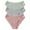 Black, variant on Women's Underwear 2023 Stretch Bikini Underwear Comfort Flex Fit 3 Pack Pink,M