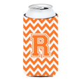 thumbnail image 1 of Hugger de bebida aislante Caroline's Treasures Letra R Chevron Naranja y Blanco CJ1046-RTBC, 1 of 1