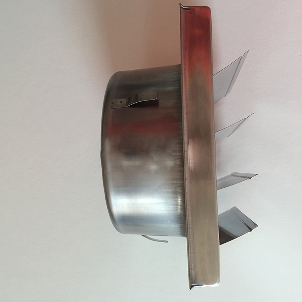 125mm Air-Vent Stainless-Steel Air Vents Duct Grill Wall Square Tumble Air Outlet Extractor Ventilation Cover Fan Outlet-Cap