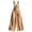 Camel Color, variant on Women'S Adjustable Strap Overalls Button Front V Neck Wide Leg Jumpsuit with Pockets Black S