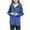 Sky Blue, variant on Kids Waterproof Hooded Rain Jacket, Lightweight Windbreaker with Striped Lining & Pockets, Solid Color Slicker Shell Anorak for Girls 3-14 Years, Beige 110