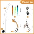 thumbnail image 6 of Easy Joy 9pcs Interactive Cat Toys with Bird and Feather Teaser Wand for Indoor Cat Exercise, 6 of 7