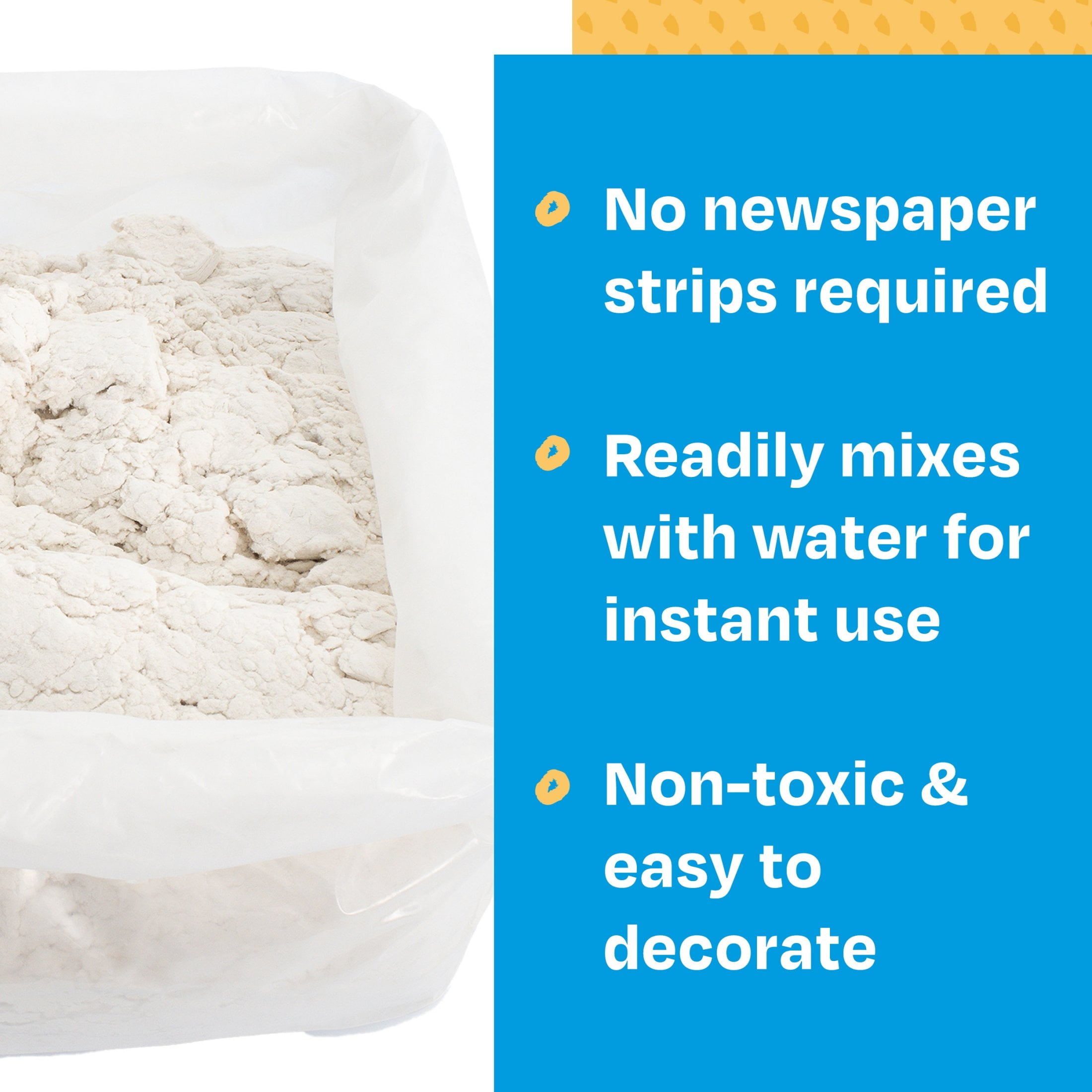 Sax Non-Toxic Ultra Mache - 24 Lbs. - White