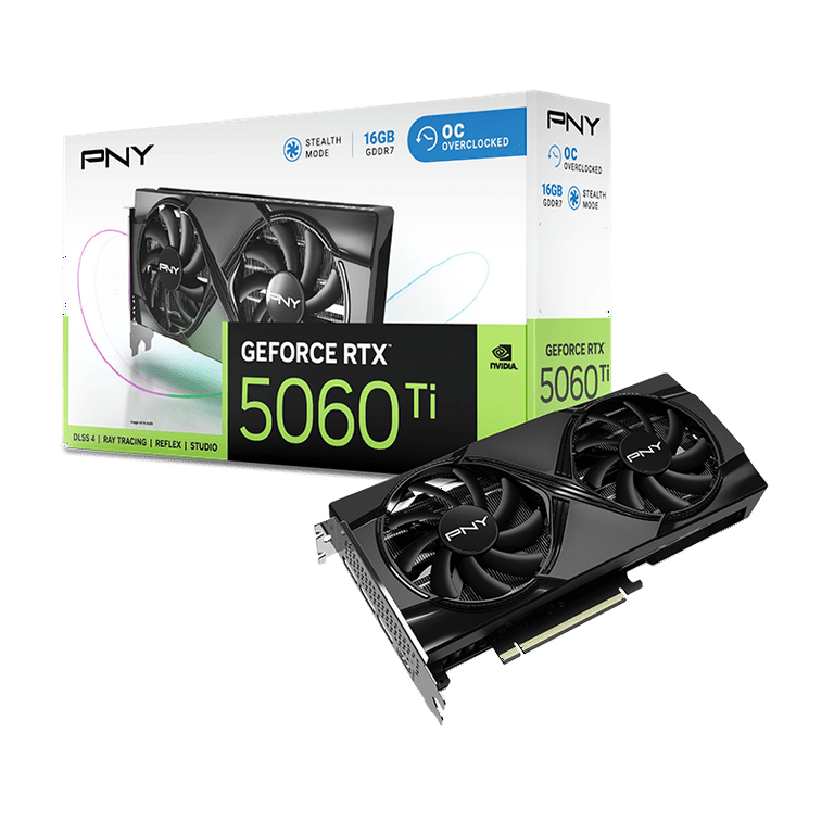 【新品】PNY GeForce RTX 5060 Ti 16GB ARGB OC PNY-GeForce-RTX-5060-Ti-16GB-