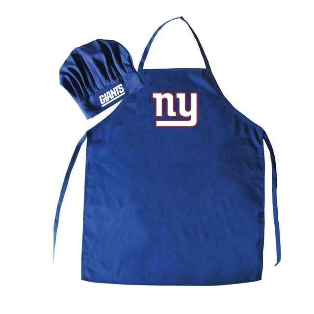 NFL New York Giants Tablier de Logo et Chapeau de Chef de l'Équipe Sportive