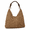 Khaki, variant on Women Woven Shoulder Bag, Crochet Straw-Style Tote Purse with Beaded Handle, Lightweight Hobo Crossbody Bag for Beach, Travel, Vacation, Work, Commute and Daily Use