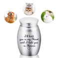 thumbnail image 4 of Ruiboury Rustproof Pet Urn With Screw Lid Round Edge Metal Luster Silver Pet Ash 5Set, 4 of 6