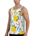 thumbnail image 2 of Xecao Ducks and Anchors Men's Tank Top Workout Quick Dry Sleeveless Gym Jogging Muscle Shirts Summer Swim Beach Tops, 2 of 9