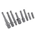 thumbnail image 1 of 2-6 paquetes 8 piezas Hex shank enchufe Conjunto de controladores de perforación Extensión del adaptador de broca de taladro 2 piezas, 1 of 7