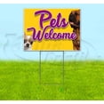 thumbnail image 1 of Pet Friendly (18" x 24") Yard Sign, Includes Metal Step Stake, 1 of 6
