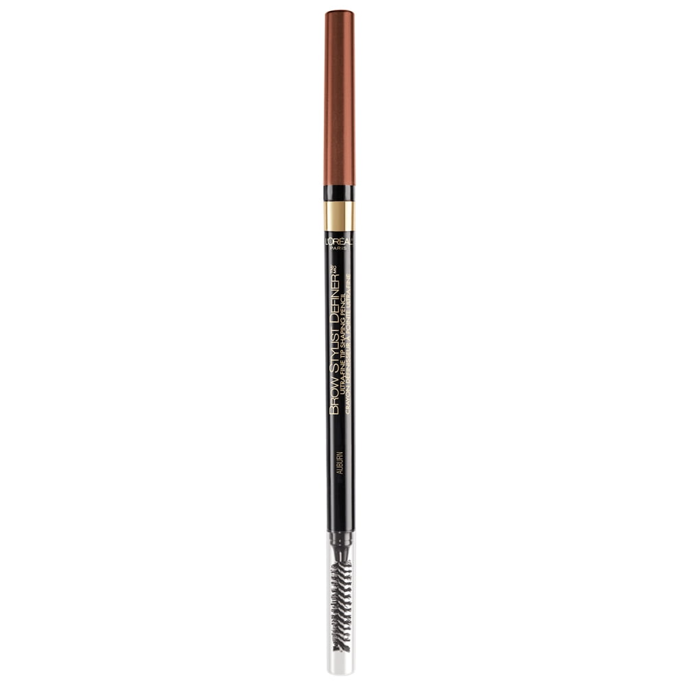 (2 pack) L'Oreal Paris Brow Stylist Definer Waterproof Eyebrow Mechanical Pencil, Auburn, 0.003 fl. oz.