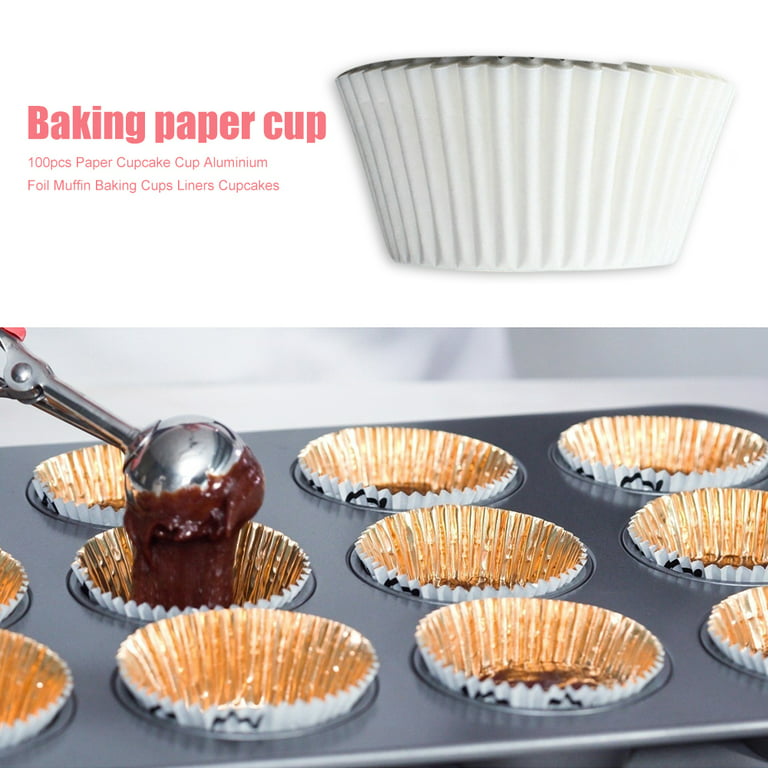 (2 Pack) Extra Large Paper Cupcake Liners / Baking Cups 30-ct/Box